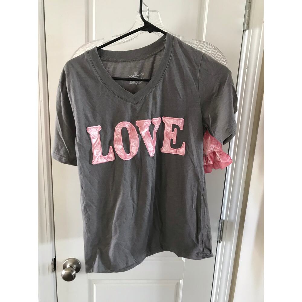 Bobbie Brooks Love Women’s Velour Pajama Set Size Medium